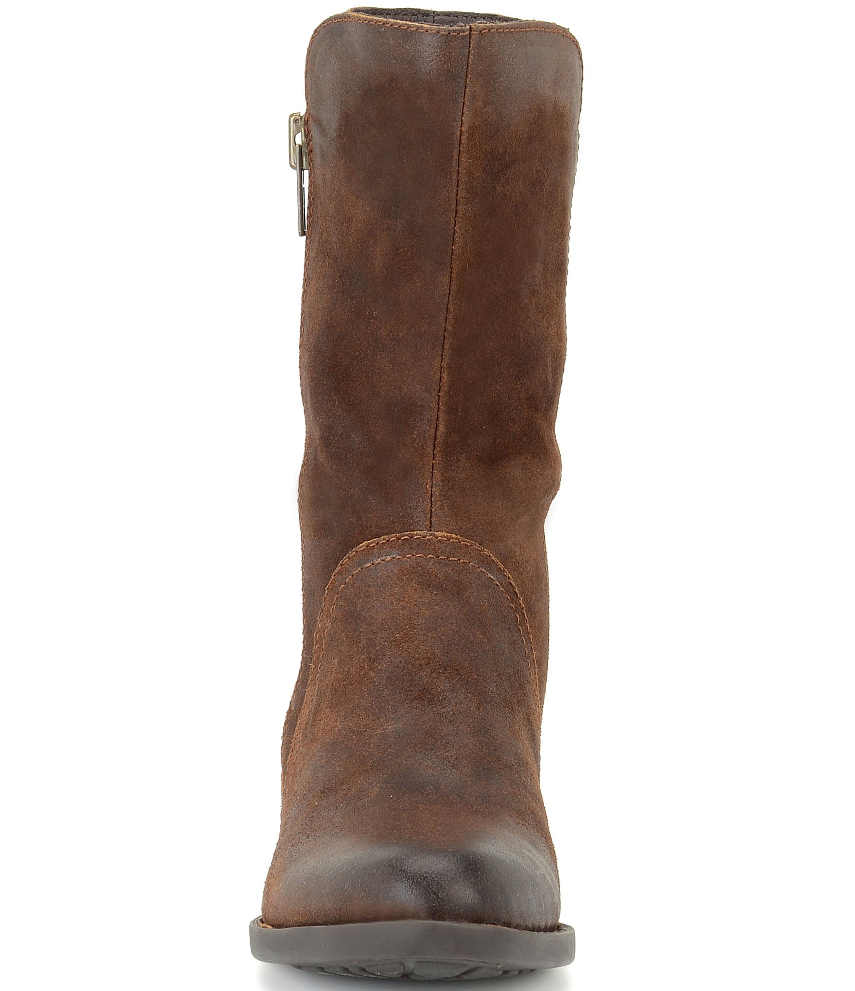 trevor boots in ivory leather